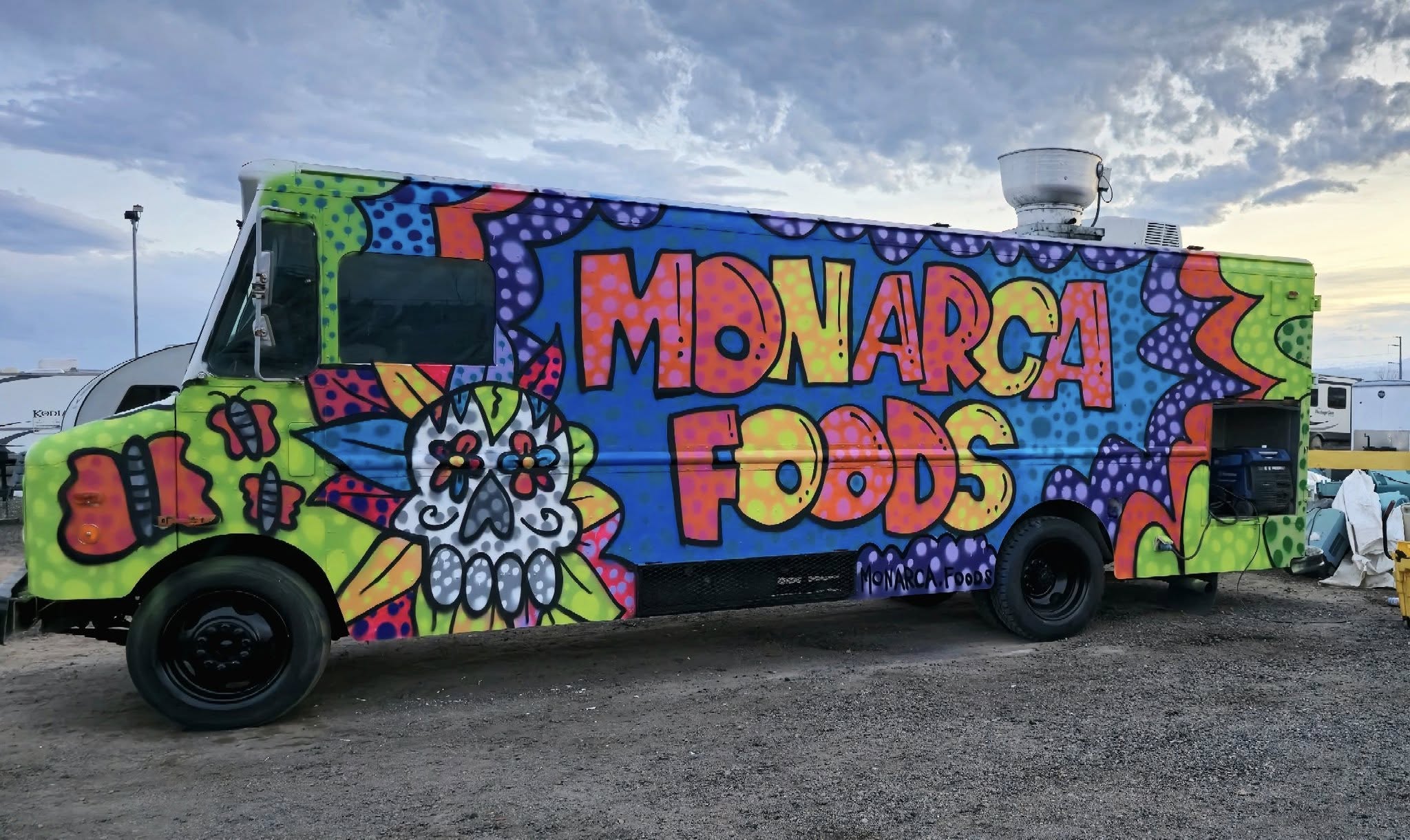 Monarca Foods vibrant food truck